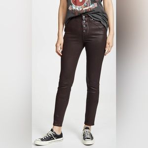 🌶️ *NWT* PAIGE Women's Hoxton Slim Jeans with Exposed Buttons. Size 24